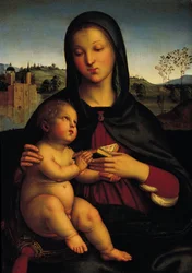 Madonna mit Kind und Buch